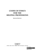 Codes of Ethics for the Helping Professions Book