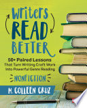 Writers Read Better  Nonfiction Book