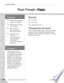 Guided Math Stretch  Pythagorean Theorem  Magic Triangles Book
