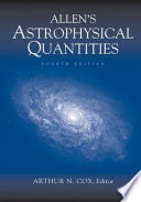 Allen's Astrophysical quantities