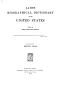 Lamb's Biographical Dictionary of the United States
