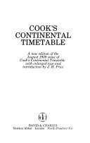 Cook's Continental Timetable