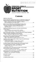 International Journal of Sport Nutrition