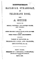 Disturnell's Railroad, Steamboat, and Telegraph Book
