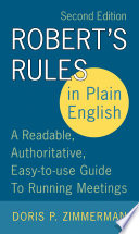 Robert s Rules in Plain English 2e Book
