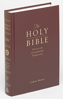 Large Print Pew and Workship Bible ESV Book