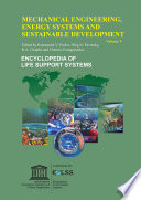 MECHANICAL ENGINEERING  ENERGY SYSTEMS AND SUSTAINABLE DEVELOPMENT  Volume V Book