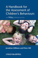 A Handbook for the Assessment of Children's Behaviours, Includes Wiley Desktop Edition Pdf/ePub eBook