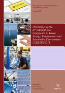 Proceedings of the 2nd International Conference on Green Energy, Environment and Sustainable Development (GEESD2021)