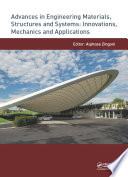 Advances in Engineering Materials  Structures and Systems  Innovations  Mechanics and Applications Book