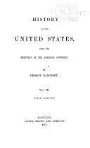 History of the United States of America  from the Discovery of the Continent