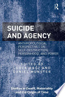 Suicide and Agency Book