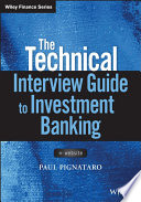 The Technical Interview Guide to Investment Banking    Website Book