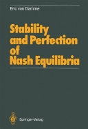 Stability and Perfection of Nash Equilibria Pdf/ePub eBook