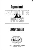 Supernatural Principalities and Powers