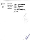 Soil Survey of Nye County Area  Nevada  Northeast Part