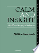 Calm and Insight Book