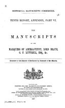 The Manuscripts of the Marquess of Abergavenny, Lord Braye, G. F. Luttrell, Esq., &c
