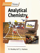 Instant Notes in Analytical Chemistry Pdf