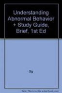 Sue, Understanding Abnormal Behavior Plus Study Guide, Brief, 1st Edition