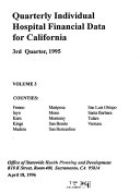 Quarterly Individual Hospital Financial Data for California