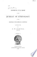 Annual Report of the Bureau of Ethnology to the Secretary of the Smithsonian Institution