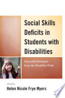 Social Skills Deficits in Students with Disabilities Book