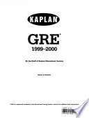 Kaplan GRE 1999-2000