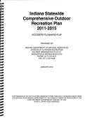 Indiana Statewide Comprehensive Outdoor Recreation Plan, 2011-2015
