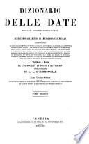 Dizionario delle date, dei fatti, luoghi ed uomini storici, o PDF Book By A.-L. d'. Harmonville