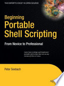 Beginning Portable Shell Scripting Book
