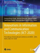 Innovations in Information and Communication Technologies (IICT-2020)