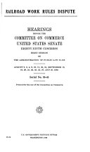 Railroad Work Rules Dispute Book