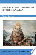 Human Rights and Development in International Law Book