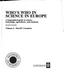 Who's who in Science in Europe