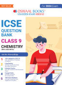 Oswaal ICSE Question Bank Class 9 Chemistry Book  For 2023 24 Exam  Book