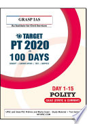 Target PT in 100 Days  UPSC Prelims 2020 1 15 Days MCQs Book