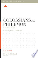 Colossians and Philemon PDF Book By Christopher A. Beetham