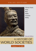 A History of World Societies  Value Edition  Volume 1