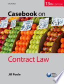 Casebook on Contract Law Book