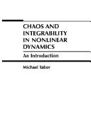 Chaos and Integrability in Nonlinear Dynamics Book