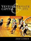 Venture Capital and Private Equity Book