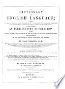 A Dictionary of the English Language Book