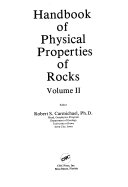 Handbook of Physical Properties of Rocks Book