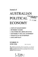 The Journal of Australian Political Economy