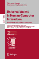 Universal Access in Human-Computer Interaction. Multimodality and Assistive Environments
