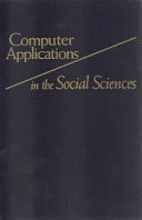 Computer Applications in the Social Sciences