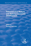 Administrative Reform and National Economic Development