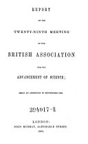 Report ... Of The British Association For The Advancement Of Science