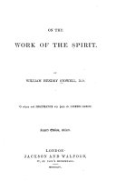 On the Work of the Spirit